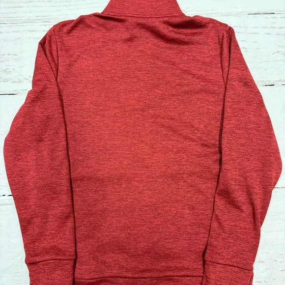 Under Armour Men's Fleece 1/4 Zip Up Red Long Sleeve Brand NEW! With Tags SMALL - Picture 3 of 5